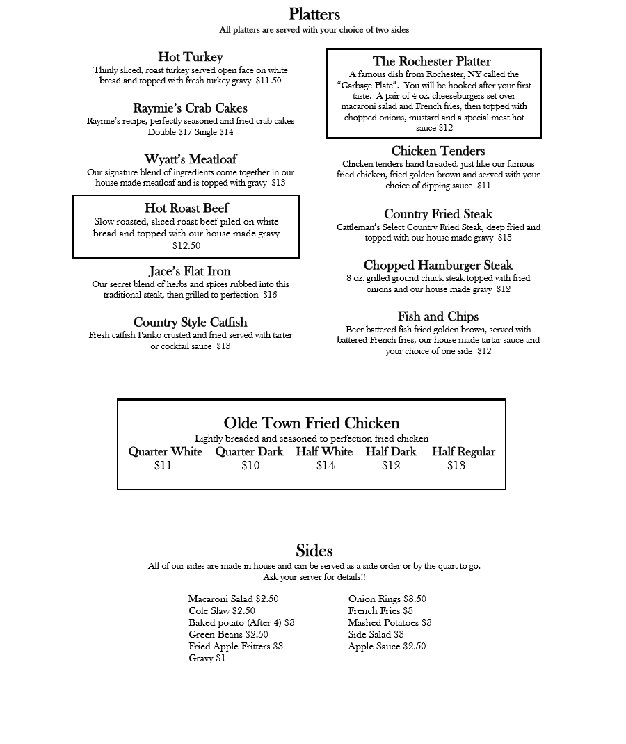 ot menu4 | Olde Town Restaurant & Bakery